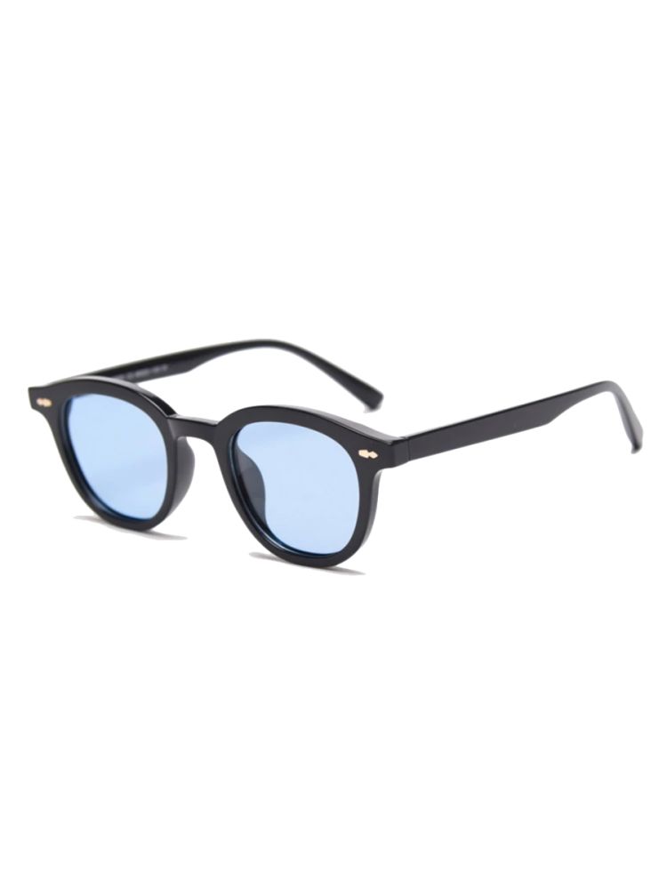 VeyRey sončna očala Ovalni Depp modro steklo