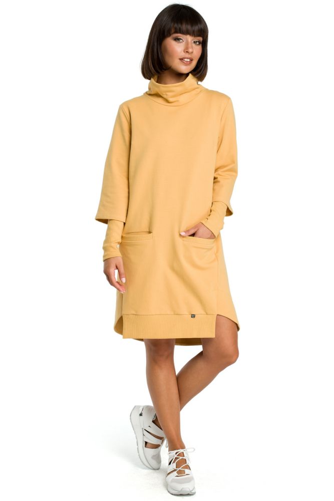 BeWear Ženska mini obleka Mandurah B089 rumena
