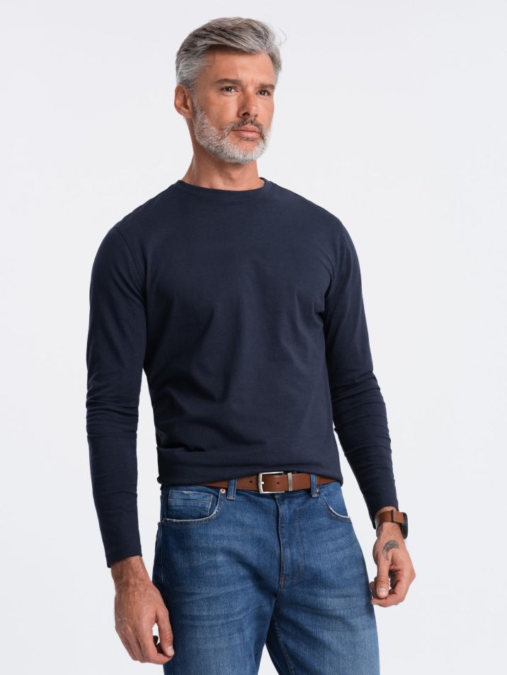 Ombre Clothing Moška majica z dolgimi rokavi Eliwn navade