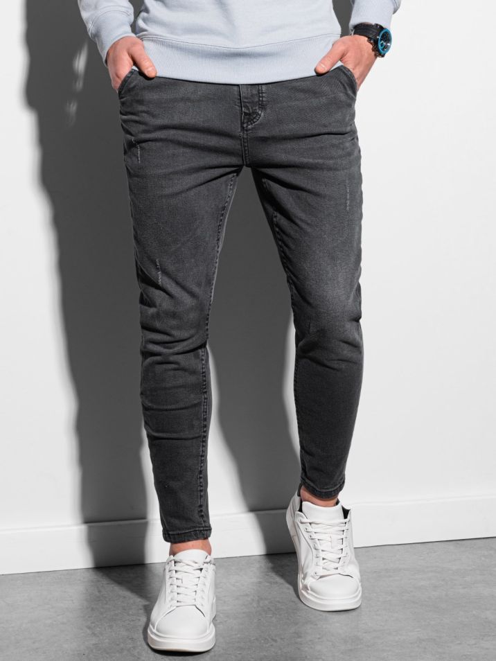 Ombre Clothing Moške jeans hlače Jojo črna