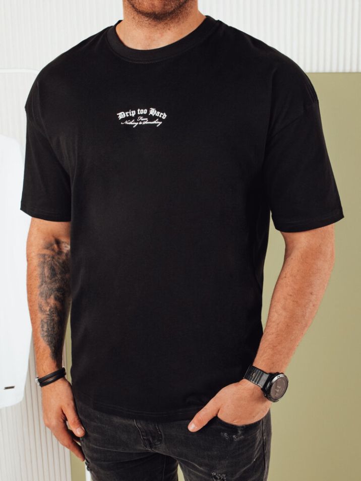 Dstreet Moška majica s potiskom Raizusa črna