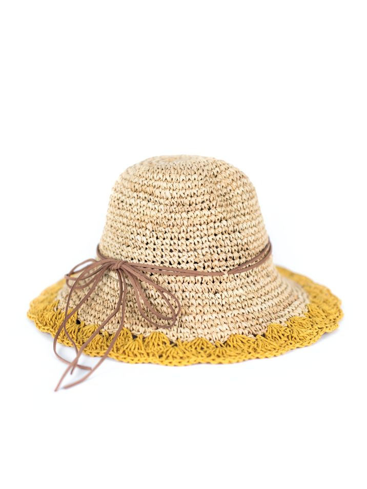 Art Of Polo Ženski klobuk Lauvit bež-rumena
