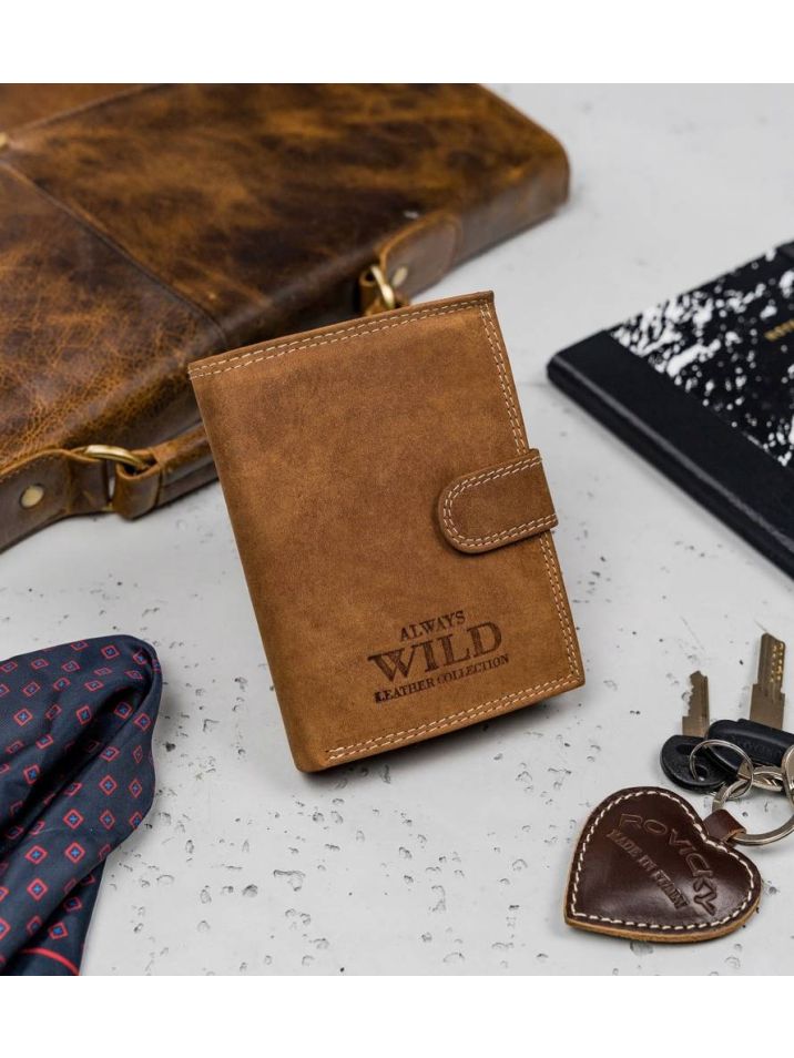 Always Wild Moška denarnica Pedobriel svetlo rjava