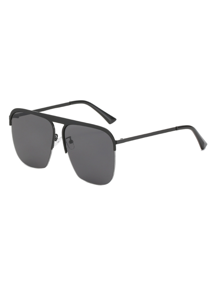 VeyRey sončna očala oversize Elmar črno steklo